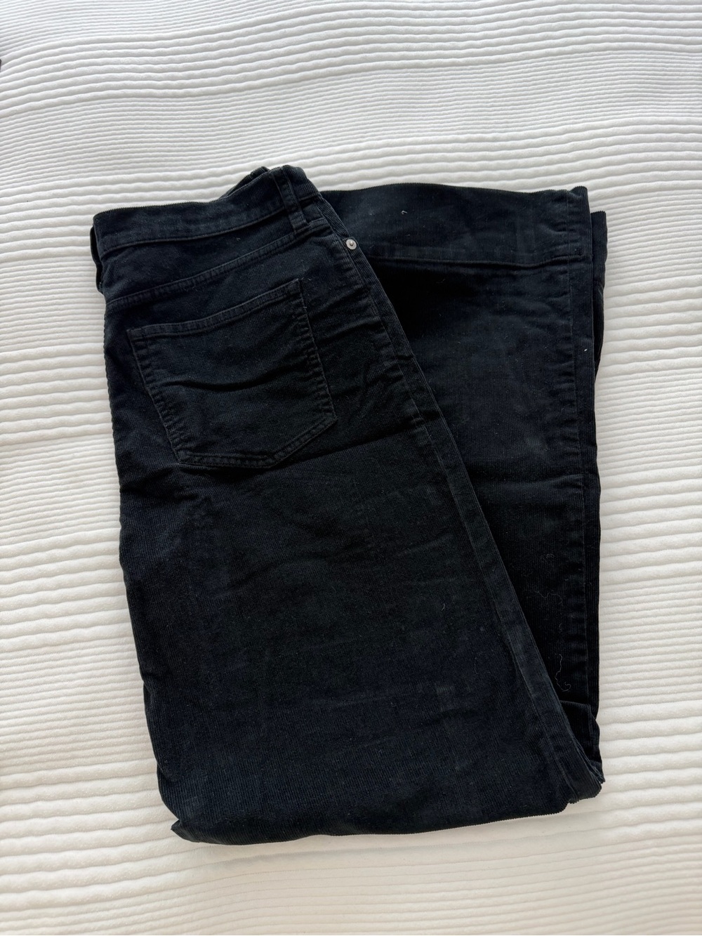 J. Crew Black Straight-Leg women's corduroy Jeans